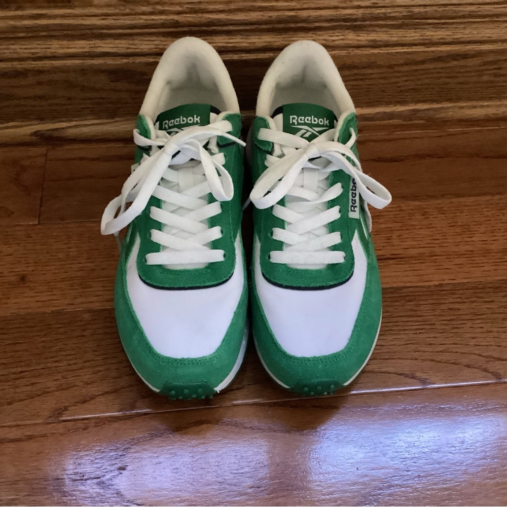 Reebok Green and White Women's Sneakers - Picture 6 of 6